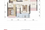B户型：104平