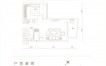 公寓C户型:61.66-61.69㎡,1房1厅1卫