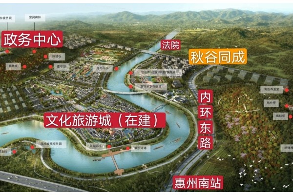 秋谷同成花园区位图