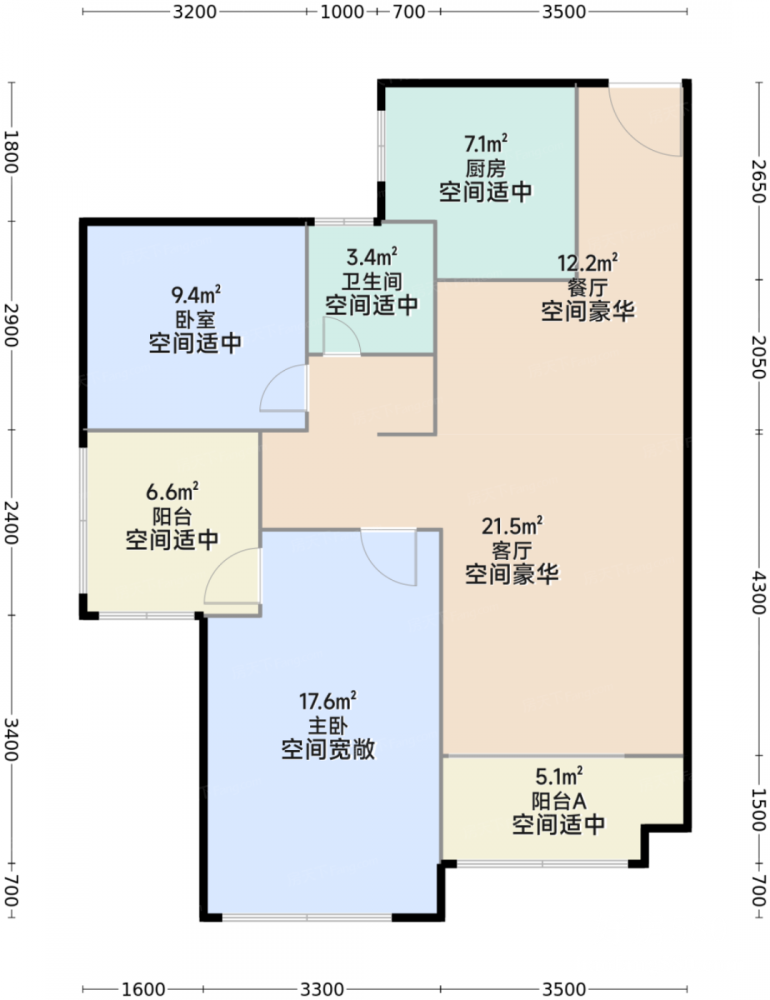 1室1厅1卫1厨建筑面积：84 ㎡.png